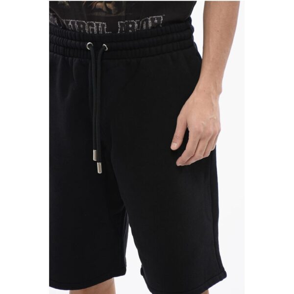 Off-White Brushed Cotton SCRIBBLE Embroidered Jogger Shirts - Image 3