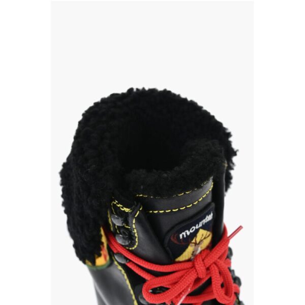 Dsquared² Leather CANADA HIKE Platform Booties with Carrion Sole 13cm - Image 5