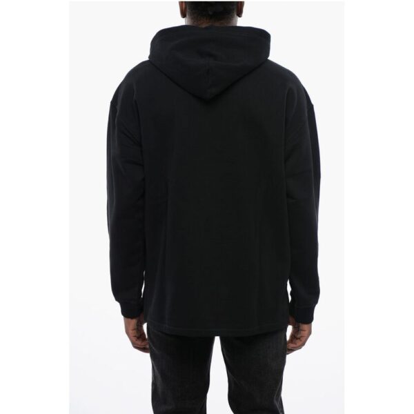 Diesel Brushed Cotton S-BAXT Hoodie with Embroidered Logo - Image 2