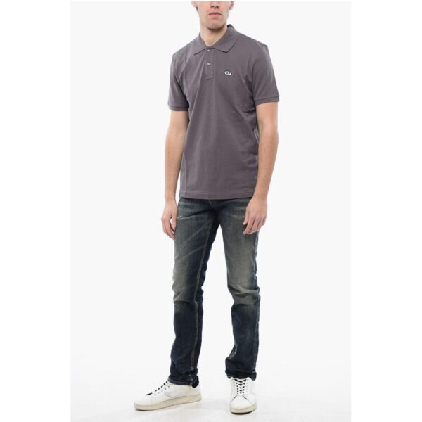 Diesel RED TAG ESSENTIALS Cotton Piquet T-SMITH-DOVAL-PJ 2-Buttons - Image 4