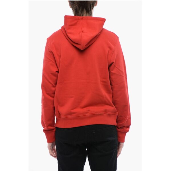 Diesel Brushed Cotton S-GINN Hoodie with Printed Logo - Image 2