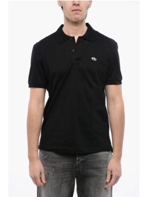 Diesel RED TAG Solid Color T-SMITH-DOVAL-PJ Polo Shirt with Oval-D