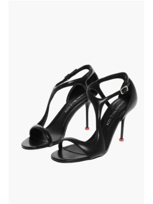 Alexander McQueen Leather SUPPLENESS Sandals with Stiletto Heel 10cm