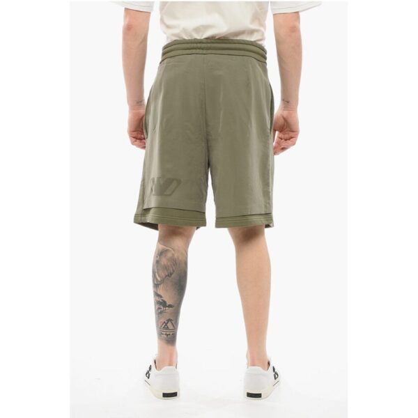 Armani EMPORIO Cotton Jersey Shorts with Elastic Waistband - Image 2
