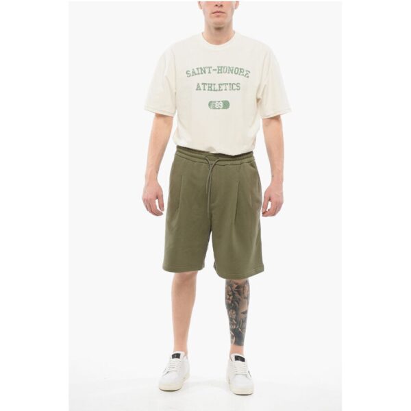 Armani EMPORIO Cotton Jersey Shorts with Elastic Waistband - Image 4