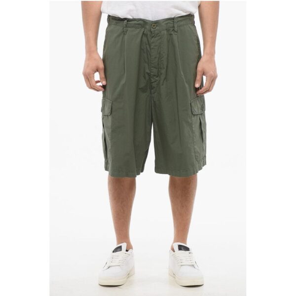 Armani EMPORIO Cotton Cargo Shorts with Drawstring