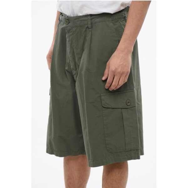 Armani EMPORIO Cotton Cargo Shorts with Drawstring - Image 3