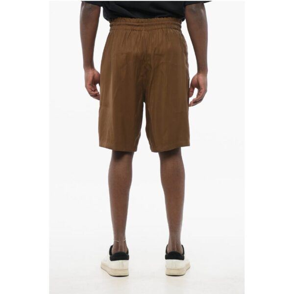 Armani EMPORIO Animal Patterned Fabric Reversible Shorts - Image 6