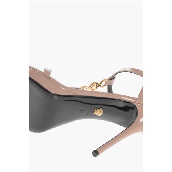 Versace Platform Sole MEDUSA Patent Leather Sandals 11cm - Image 5