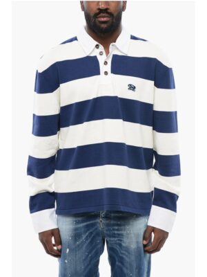 Dsquared² Striped Long Sleeved Polo