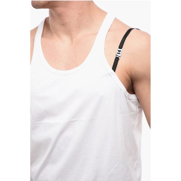 Dsquared² ICON Logoed lace Tank Top - Image 3