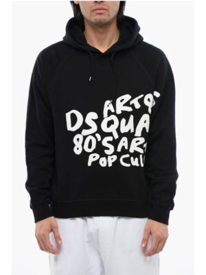 Dsquared² Brushed Cotton Cool Fit D2 POP 80S Hoodie
