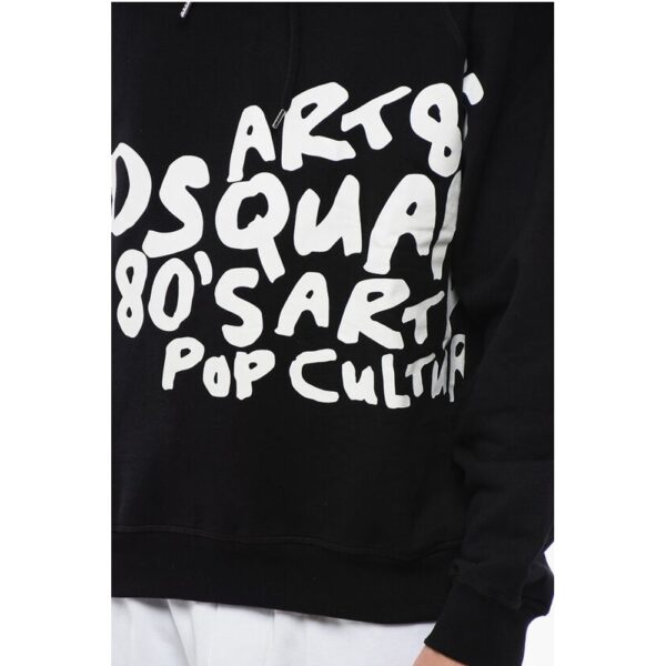 Dsquared² Brushed Cotton Cool Fit D2 POP 80S Hoodie - Image 3