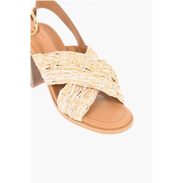 See By Chloé Criss-Cross Braided Sandals Heel 9 cm - Image 4