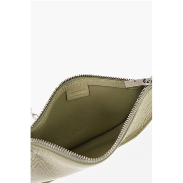 Burberry Patent Leather MICRO SHIELD SLING Bag with Chain Shoulder St - Image 4
