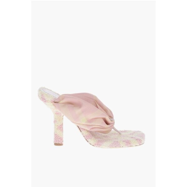 Burberry Tartan Fabric Thong Sandals 9cm - Image 3