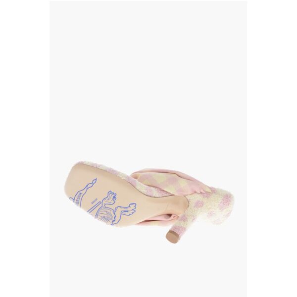 Burberry Tartan Fabric Thong Sandals 9cm - Image 5
