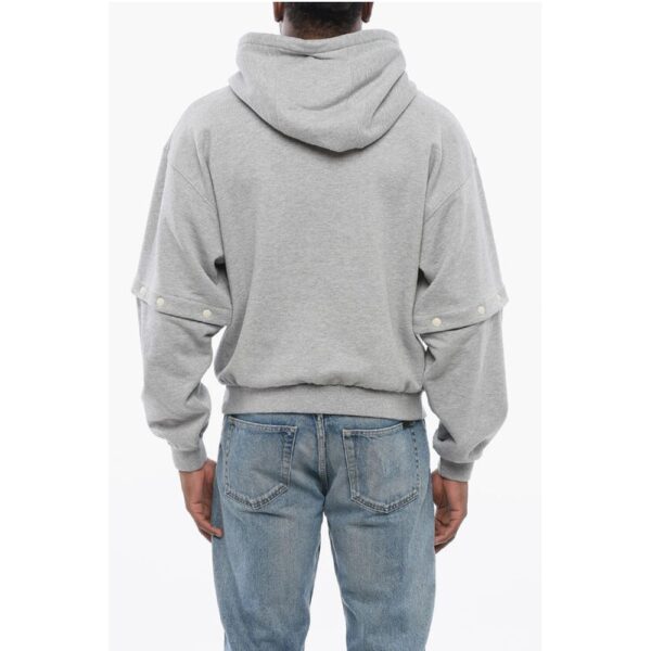 Gucci Cotton ARCUS CAELESTIS Hoodie with Removable Sleeves - Image 2