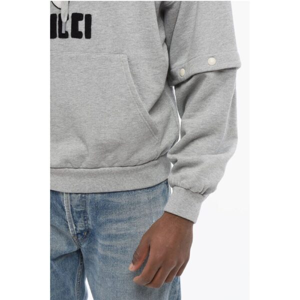 Gucci Cotton ARCUS CAELESTIS Hoodie with Removable Sleeves - Image 3