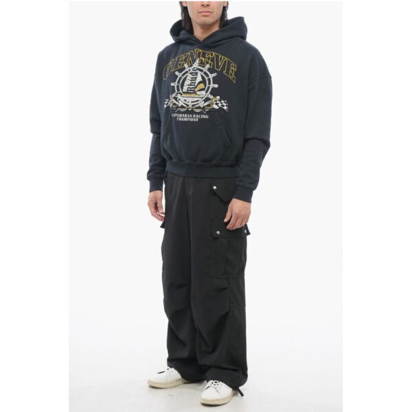 Rhude Printed Hoodie with Patch Pocket - Image 4