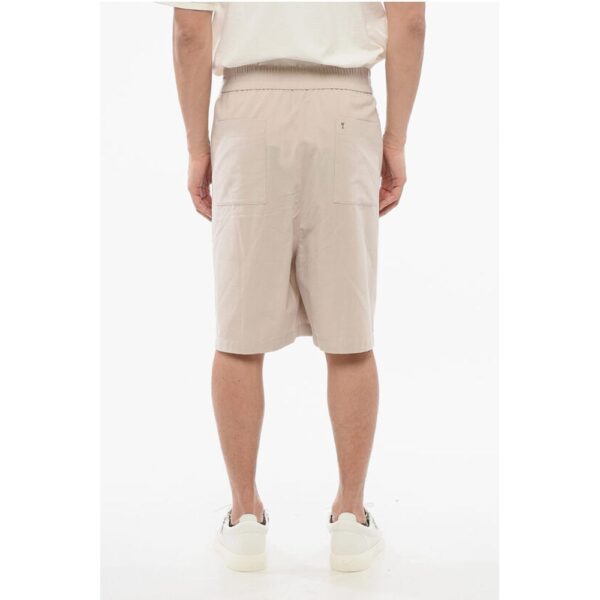 Ami Alexandre Mattiussi 4-Pocketed Cotton Shorts with Elastic Waistband - Image 4