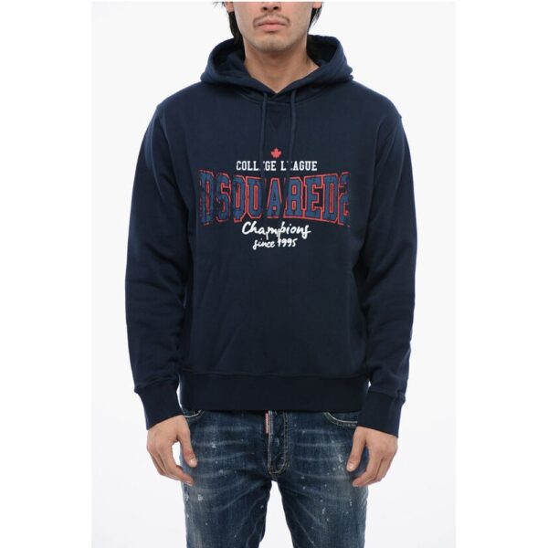 Dsquared² Brushed Cotton COLLEGE LEAGUE Hoodie