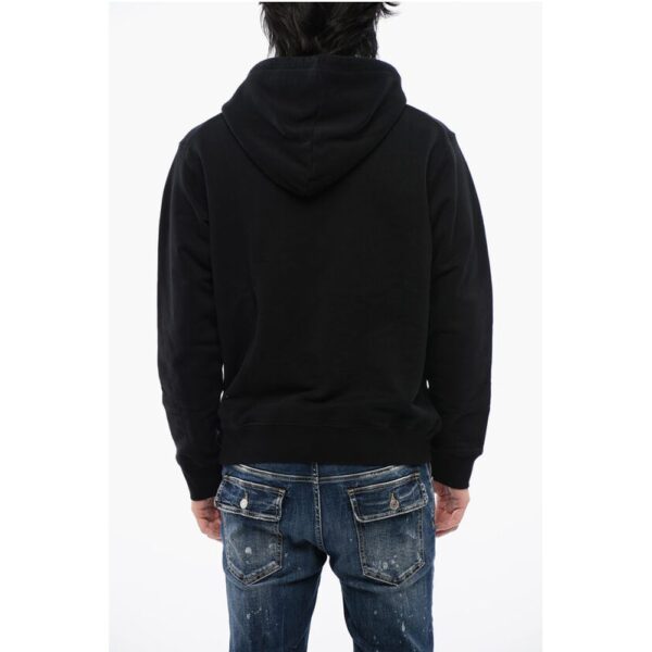 Dsquared² Brushed Cotton CANADIAN TEAM Cool Fit Hoodie - Image 2