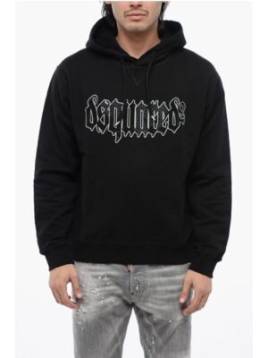 Dsquared² Rhinestoned Logo GOTHIC Hoodie