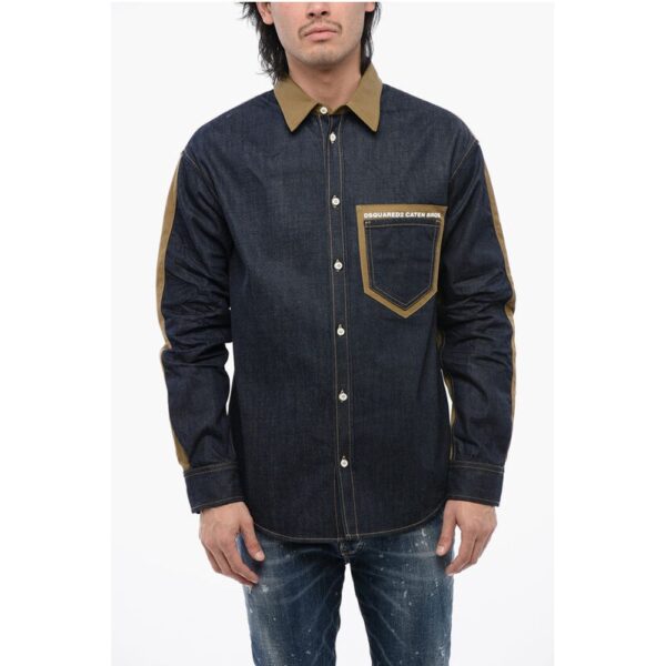 Dsquared² Two-toned CATEN BROS Denim Shirt