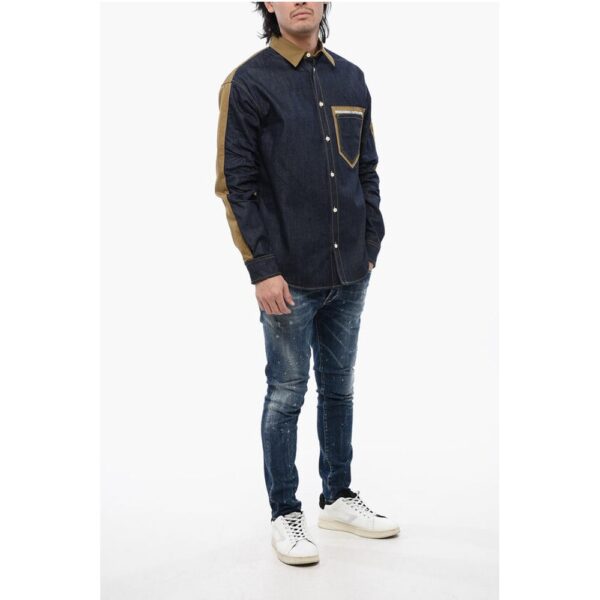 Dsquared² Two-toned CATEN BROS Denim Shirt - Image 4