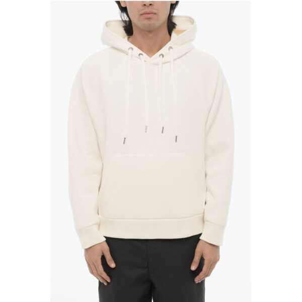Neil Barrett Easy Fit Hoodie With Patch Pocket