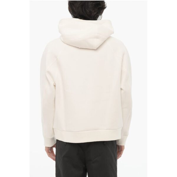Neil Barrett Easy Fit Hoodie With Patch Pocket - Image 2