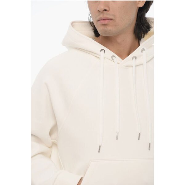 Neil Barrett Easy Fit Hoodie With Patch Pocket - Image 3