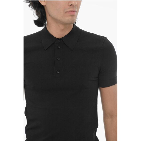 Neil Barrett Technical Fabric Slim Fit Polo Shirt - Image 3