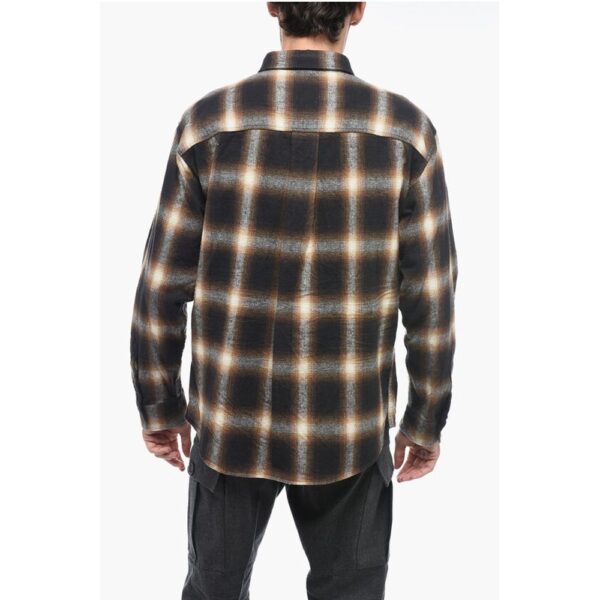 Dsquared² Flannel Shirt with Lettering Print - Image 2