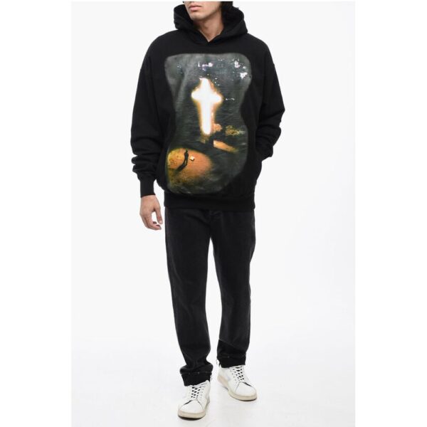 1989 Studio Cotton Hoodie Sweatshirt with Maxi Print - Image 4