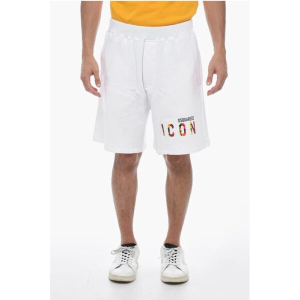 Dsquared² Printed ICON SUNSET Jogger Shorts