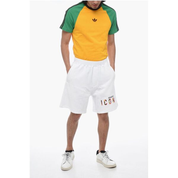 Dsquared² Printed ICON SUNSET Jogger Shorts - Image 4