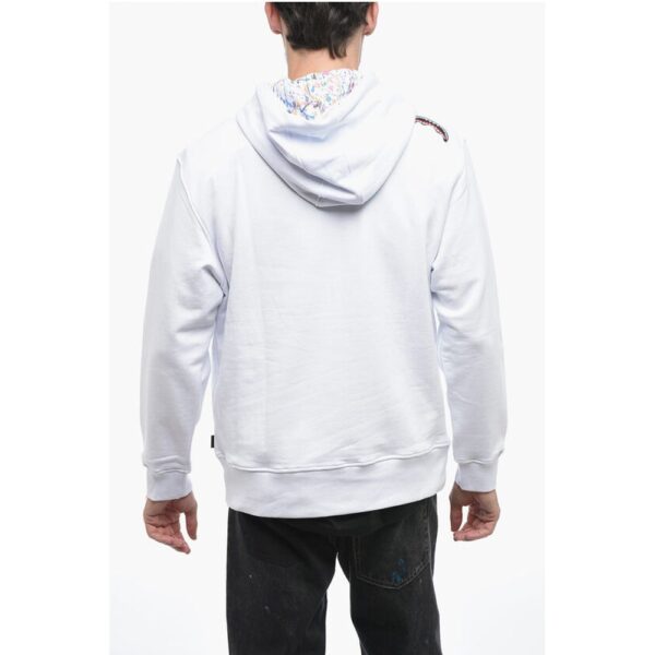 Sprayground Brushed Cotton Hoodie with Contrasting Print - Image 2