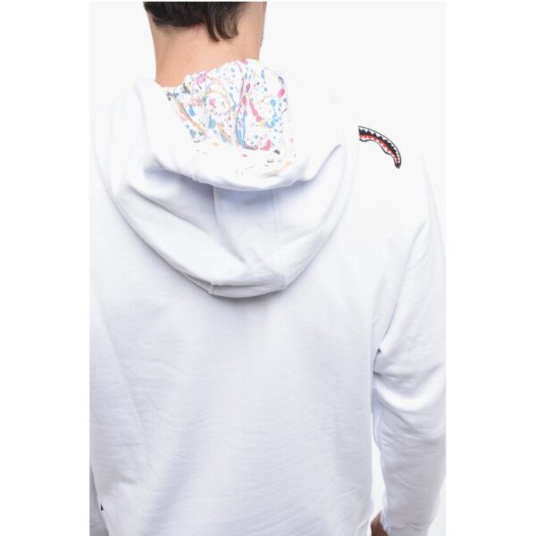 Sprayground Brushed Cotton Hoodie with Contrasting Print - Image 3