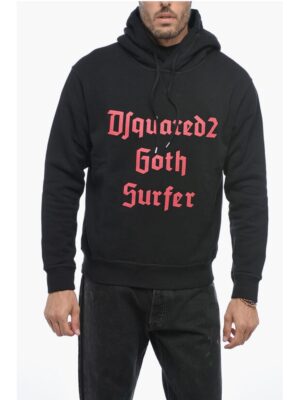 Dsquared² Fleeced Cotton GOTHSURFER Hoodie