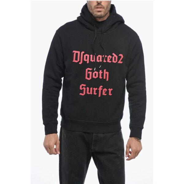 Dsquared² Fleeced Cotton GOTHSURFER Hoodie