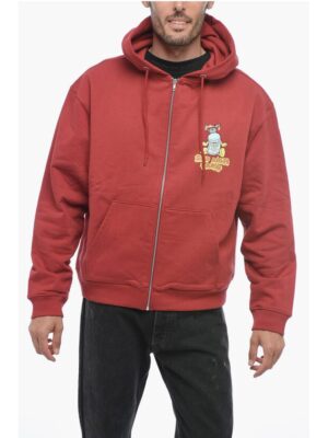 Sky High Farm Solid Color Hoodie Zipped Closure
