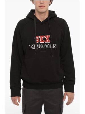 Neil Barrett Easy Fit Cotton SEX EDUCATION Hoodie
