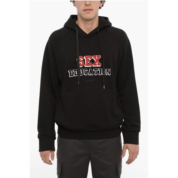 Neil Barrett Easy Fit Cotton SEX EDUCATION Hoodie