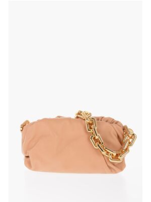 Bottega Veneta Leather THE CHAIN POUCH Bag with Magnetic Closure