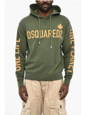 Dsquared² ONE LIFE ONE PLANET Hoodie COOL FIT Sweatshirt with Logo Let