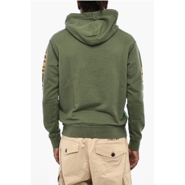 Dsquared² ONE LIFE ONE PLANET Hoodie COOL FIT Sweatshirt with Logo Let - Image 2