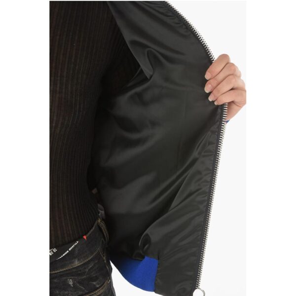 Philipp Plein COUTURE All-Over Sequine and Crystal AMERICA Bomber Jacket - Image 5