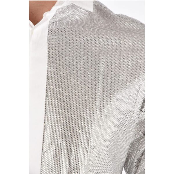 Philipp Plein DIAMOND CUT Jewel Shirt with Spread Collar - Image 3